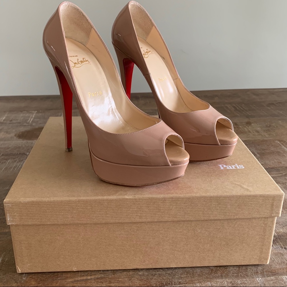 Christian Louboutin Lady Peep 150 Patent Calf